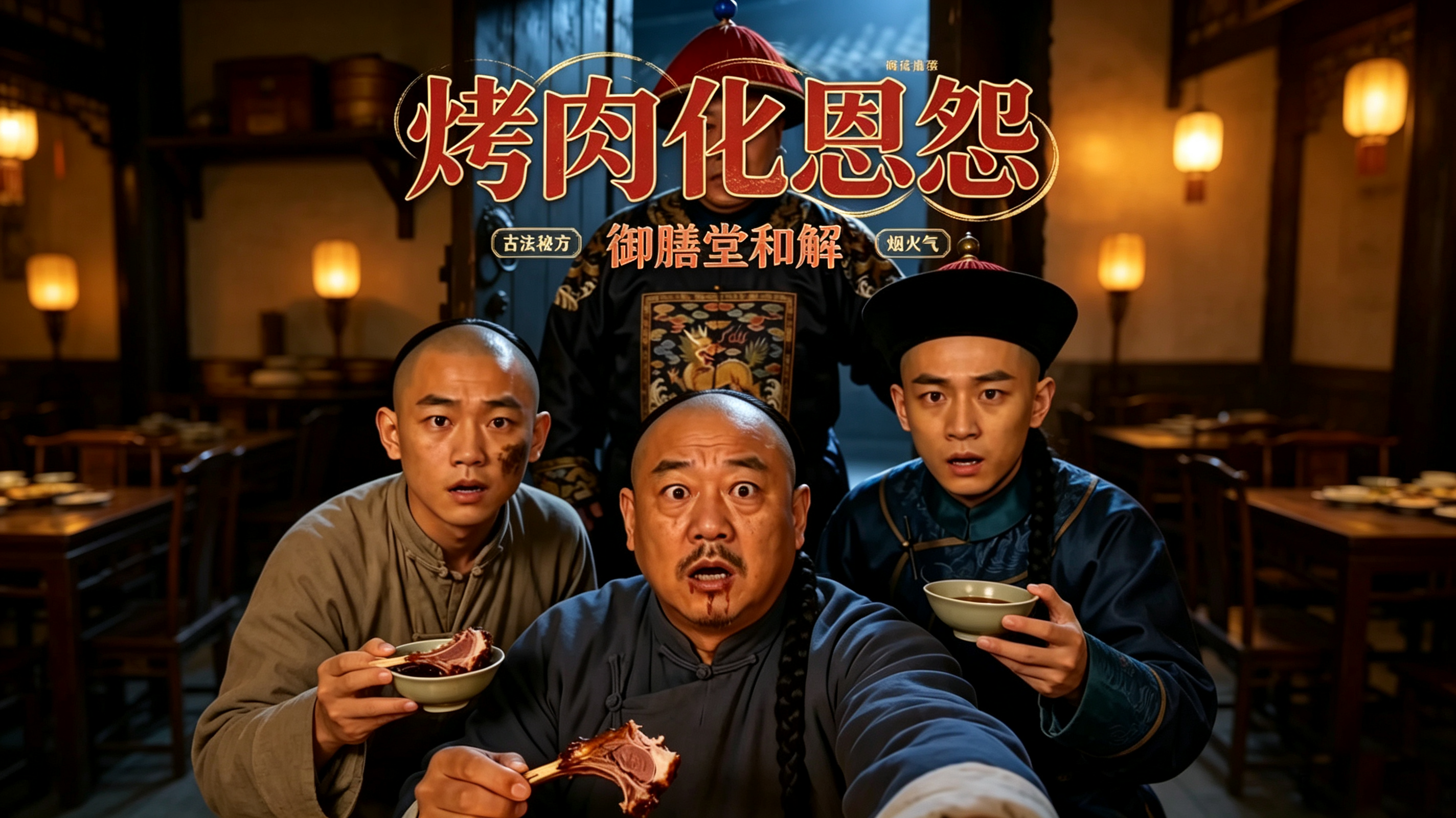 沉浸式体验清朝御厨制作古法烤肉讨好小顺子